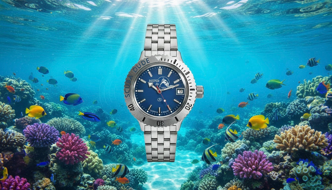 Vostok Amphibia Modding mit Lünette SCUBA DUDE MAS-27 – Vostok-World24