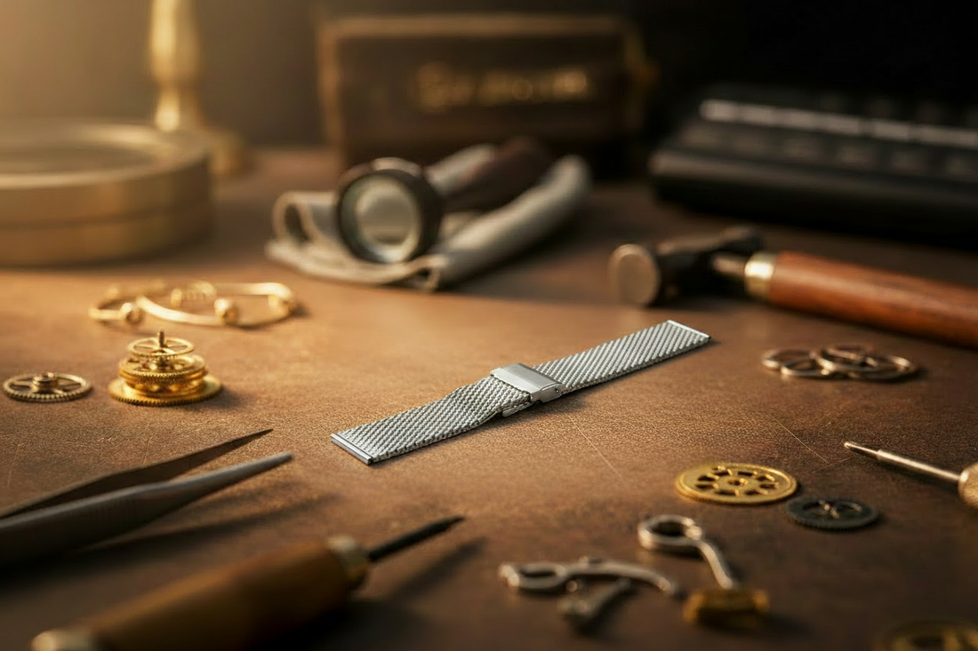 Milanaise Edelstahlarmband in 18mm, 20mm und 22mm für Vostok Uhren – Vostok-World24