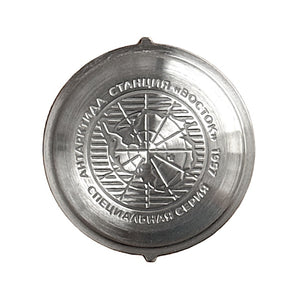 Edelstahl-Gehäuseboden Antarktisstation Vostok 1957 für Amphibia & Komandirskie Uhren