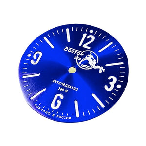 Sandwich Zifferblatt 660‑3 Vostok Amphibia Scuba Dude Sunburst Blau