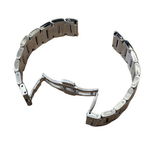 20mm Vostok Edelstahlarmband 3‑reihig mit Butterfly‑Schließe