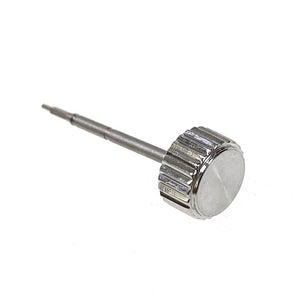 Vostok Aufzugskrone mit Aufzugswelle für Gehäuse 420/710/720/960, gebürstet