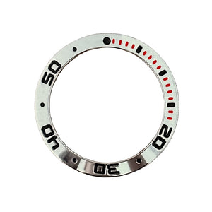 Vostok Lünette für AMPHIBIA Gehäuse 710 mit Feder, poliert, inkl. Feder