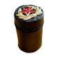 Rosyjski zestaw kubków CCCP w skórzanym etui – 4x 70 ml