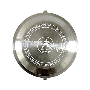 Edelstahl-Gehäuseboden Vostok SCUBA DUDE für Amphibia & Komandirskie Uhren