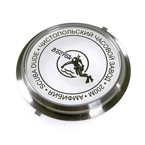 Glasboden SCUBA DUDE Vostok Amphibia & Komandirskie Automatikuhren