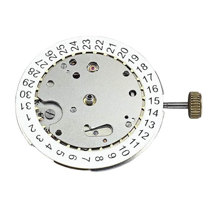 Vostok manual winding movement 2414A with date (white)