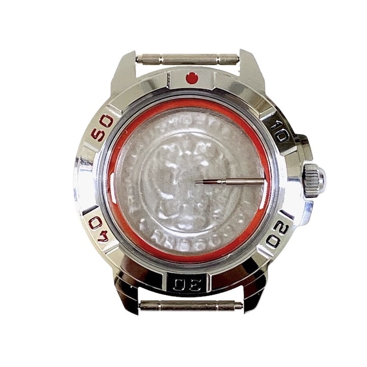 Vostok Komandirskie Gehäuse 431, verchromt