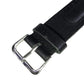 18mm Vostok Standard Lederarmband schwarz mit Dornschließe