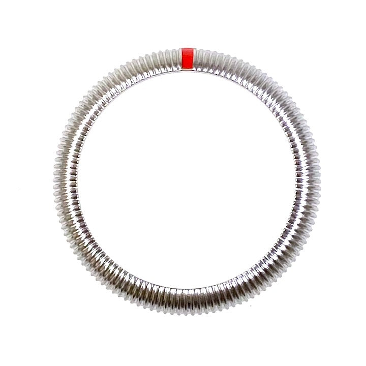 Ghiera Vostok SwissChrono 38mm lucida con marcatura rossa inclusa molla