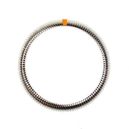 Ghiera Vostok SwissChrono 39,5mm lucida con marcatura arancione inclusa molla