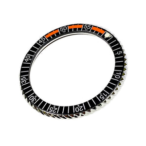 Vostok RETRO Lünette aus Edelstahl mit SuperLumiNova inkl. Feder