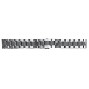 Bracelet acier inoxydable Vostok 20 mm, 3 rangs, avec boucle papillon