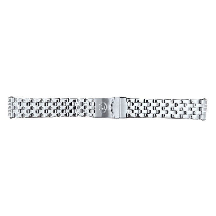 18 mm Vostok stainless steel bracelet for Amphibia case 420, 5-row, polished