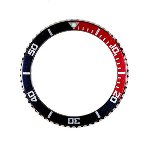 Vostok Coke Lünette aus Edelstahl mit Alu‑Insert und SuperLumiNova inkl. Feder