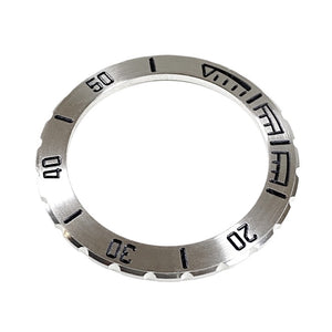 Vostok bezel stainless steel brushed with SuperLumiNova including spring
