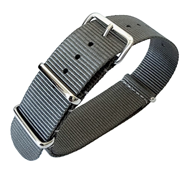 Vostok NATO Armband Nylon grau 18mm 20mm 22mm