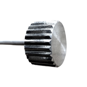 Vostok Aufzugskrone mit Aufzugswelle für Gehäuse 420/710/720/960, gebürstet