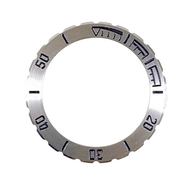 Vostok bezel stainless steel brushed with SuperLumiNova including spring