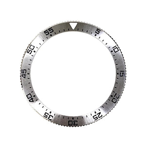 Vostok bezel stainless steel sunburst brushed with SuperLumiNova including spring
