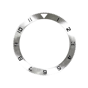 Vostok bezel stainless steel sunburst brushed with SuperLumiNova including spring