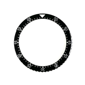 Vostok Countdown Lünette Edelstahl mit schwarzem Keramik‑Insert & SuperLumiNova inkl. Feder